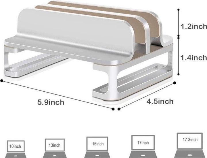 Image du produit Hermex Support pour ordinateur portable Support pour ordinateur portable Support pour tablette Support