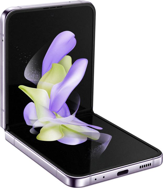 Samsung Galaxy Z Flip4 (128 GB, Bora Purple, 6.70", SIM + eSIM, 12 Mpx, 5G)
