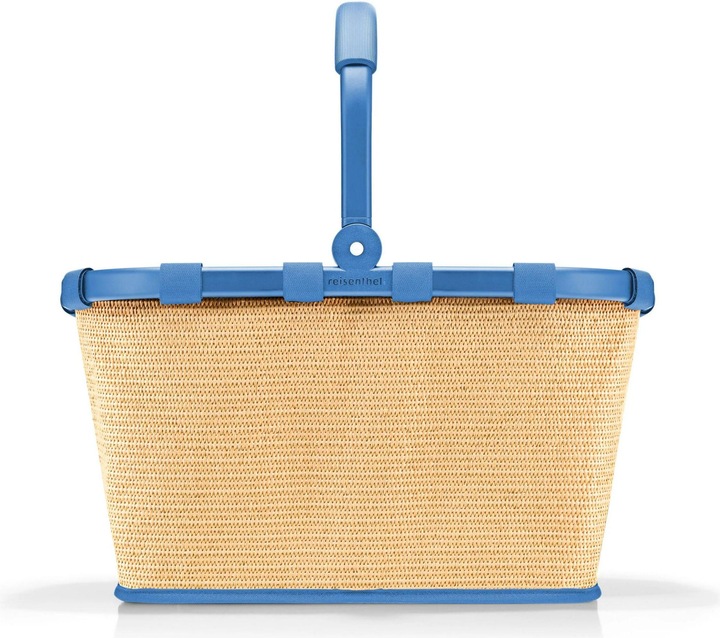 Produktbild reisenthel Einkaufskorb Carrybag Frame Raffia Blue