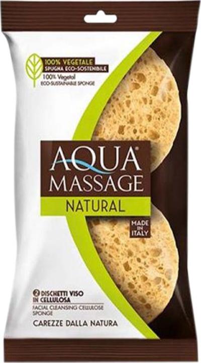 Actual product image Aqua Massage Facial cleansing sponge cellulose 2 pcs.