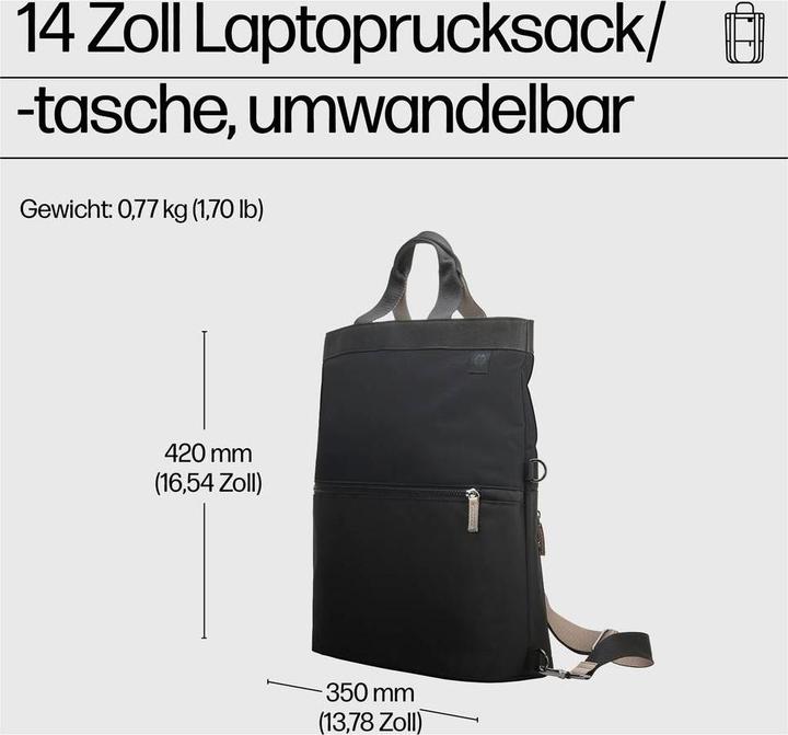 Produktbild HP 14 Zoll Convertible Laptop-Rucksack-Tasche (18 l)