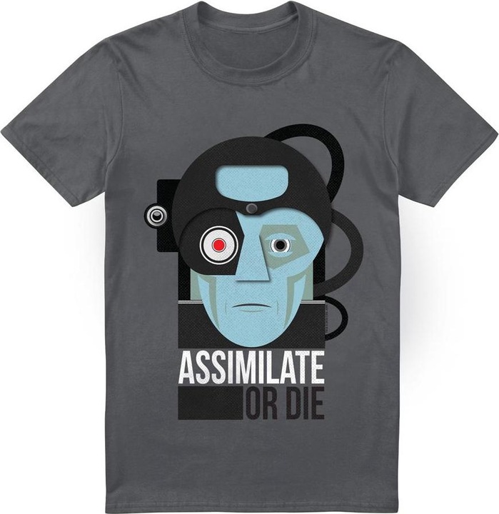 Immagine prodotto Assimilate or Die Maglietta Uomo (XL)