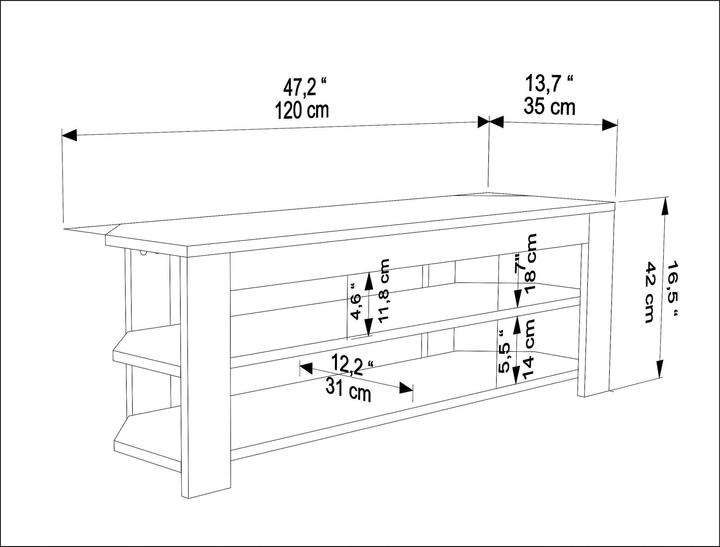 Produktbild Hanah Home Rita TV Stand