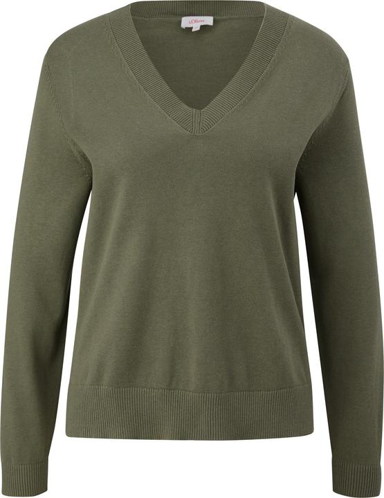 Actual product image s.Oliver Strickpullover Feinstrickpullover aus Viskosemix (36)