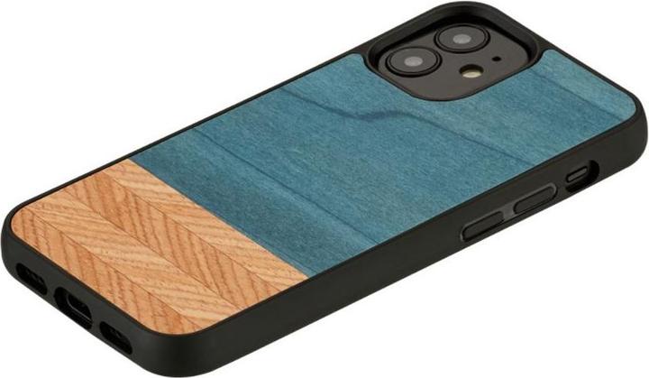 Produktbild Man.Wand &WOOD Hülle für iPhone 12 Mini Denim Schwarz (Apple iPhone 12 mini)
