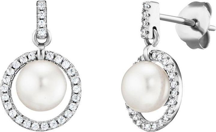 Immagine prodotto Julie Julsen Circle Pearl Ohrstecker