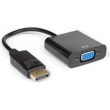 Hamlet XVADP-VGA cavo e adattatore video DisplayPort VGA (D-Sub), Adattatore dati + video, Nero