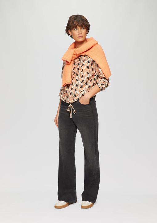 Actual product image s.Oliver Bluse Viskosemix-Bluse in O-Shape (34)