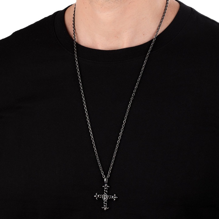 Actual product image Police Kudos necklace (Stainless steel, 75 cm)