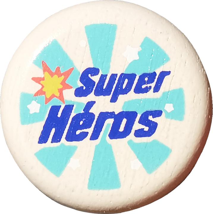 Actual product image Spielba Milk Tooth Tin Super Heros