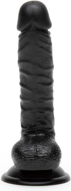 Actual product image Lovehoney Classic Realistic Dildo 8 Inch Black