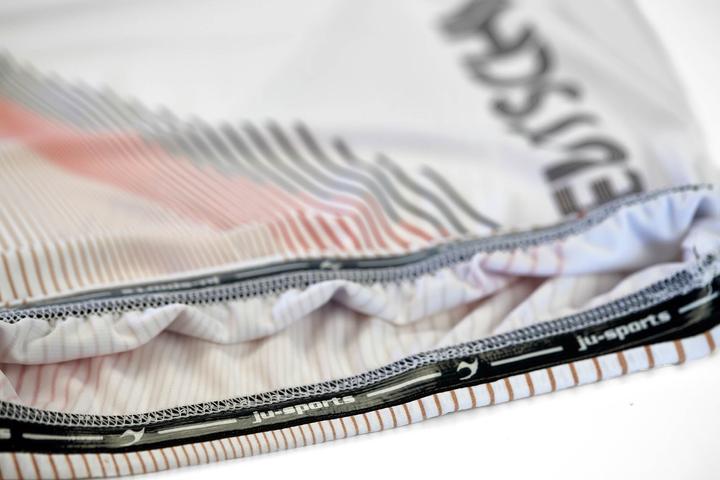 Actual product image Ju-Sports Rashguard Pro C18 Germany short sleeve white (L)