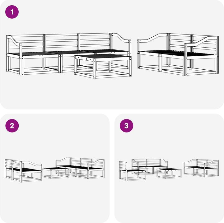 Produktbild vidaXL Outdoor-Sofagarnitur