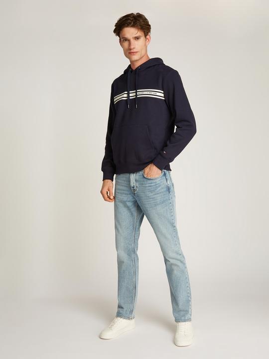 Produktbild Tommy Hilfiger Kapuzenpullover mit zentralem Bruststreifen (L)