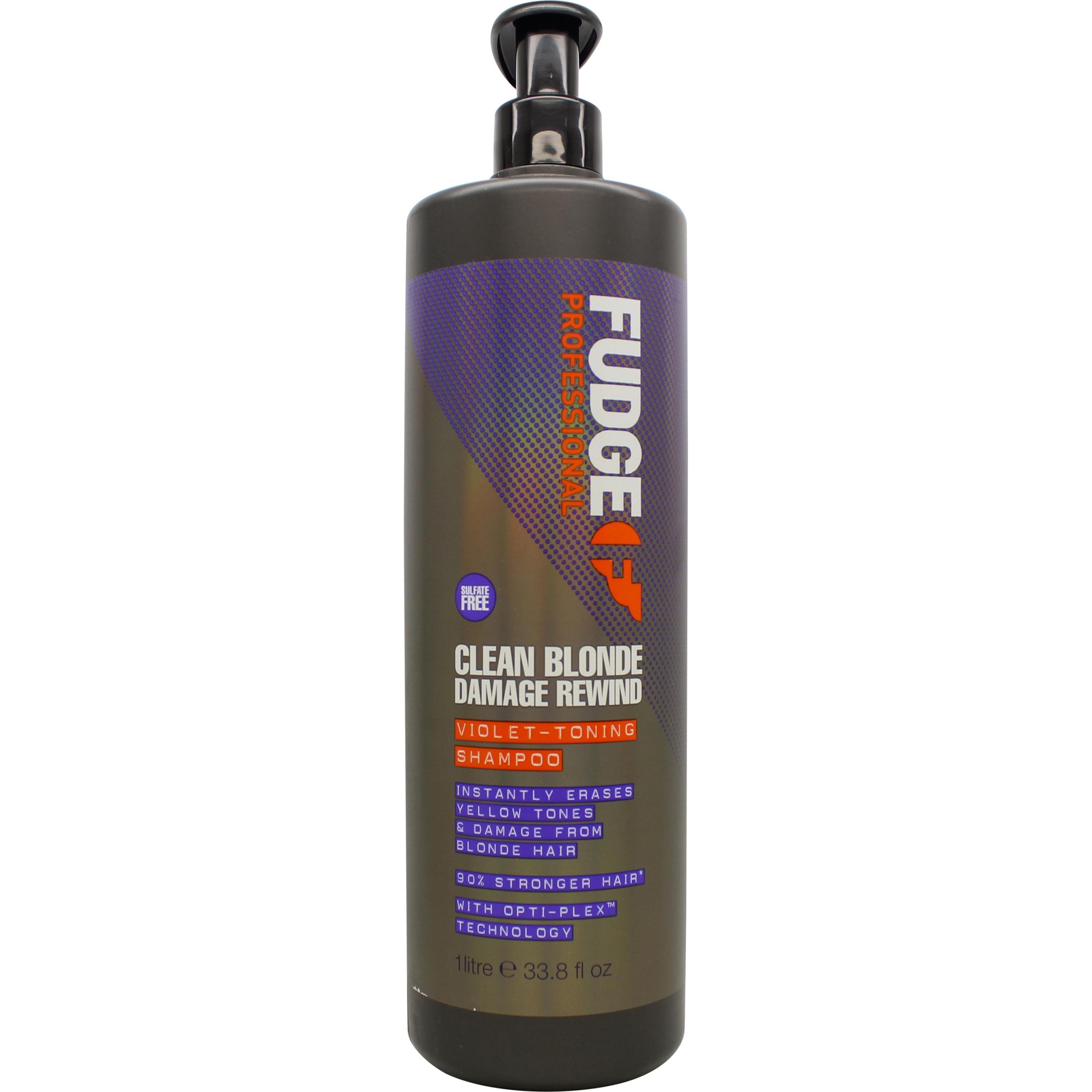Fudge, Shampoo, Clean Blonde Damage Rewind (1000 ml, Shampoo liquido)