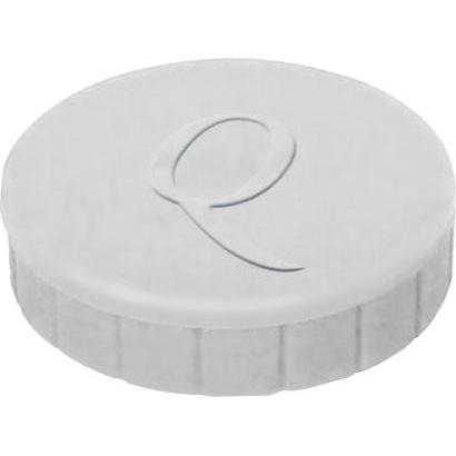 Quantore, Magneti, Magnet 32mm 800 Gramm Weiss - 10 Stück. (10x)