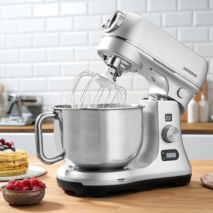 Produktbild Gastroback Küchenmaschine Advanced Digital 40977 Silber (600 W)