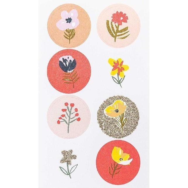Thumbnail - Rico Design, Sticker, Sticker "Blumen Hotfoil"