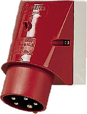 Produktbild Mennekes CEE Wandgerätestecker 16 5 400 (330 mm)