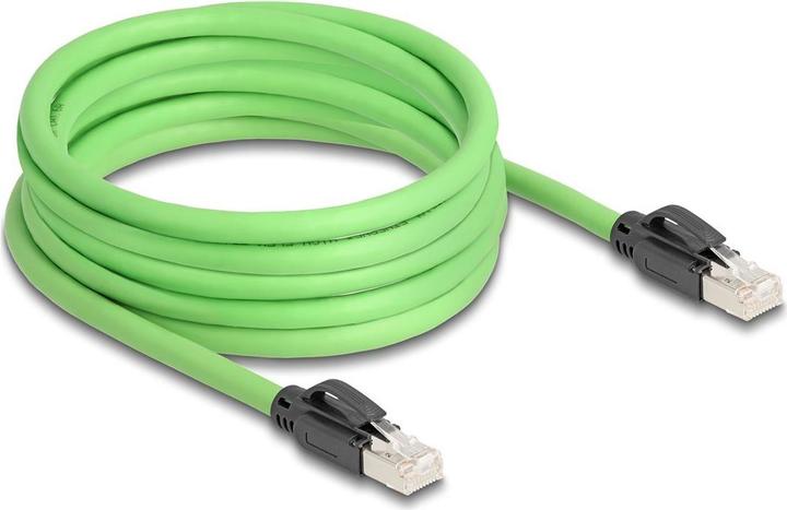 Actual product image Delock RJ45 network cable Cat.6A plug to plug SF/UTP s (SF/UTP, CAT6a, 5 m)