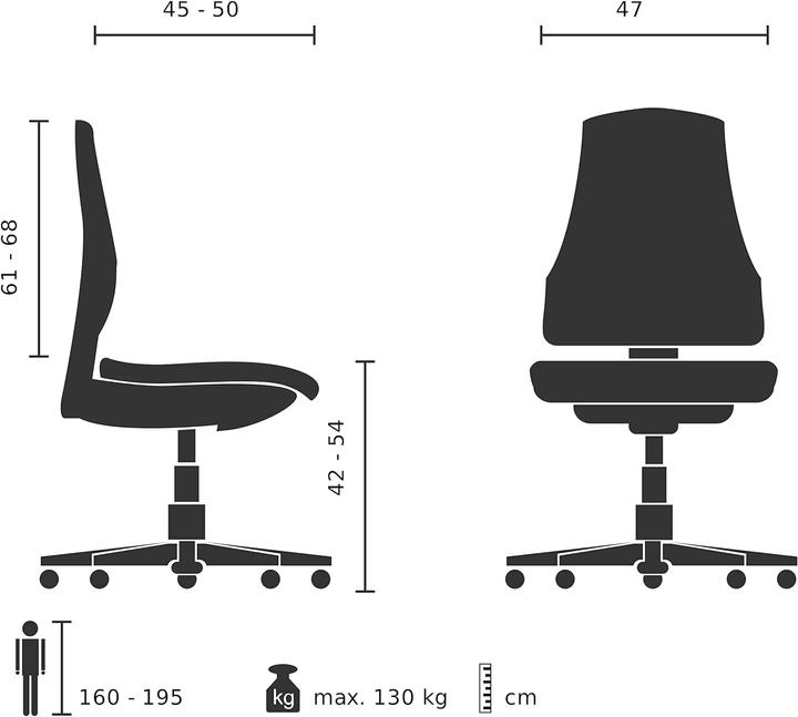 Actual product image Rovo Executive chair XP fabric black
