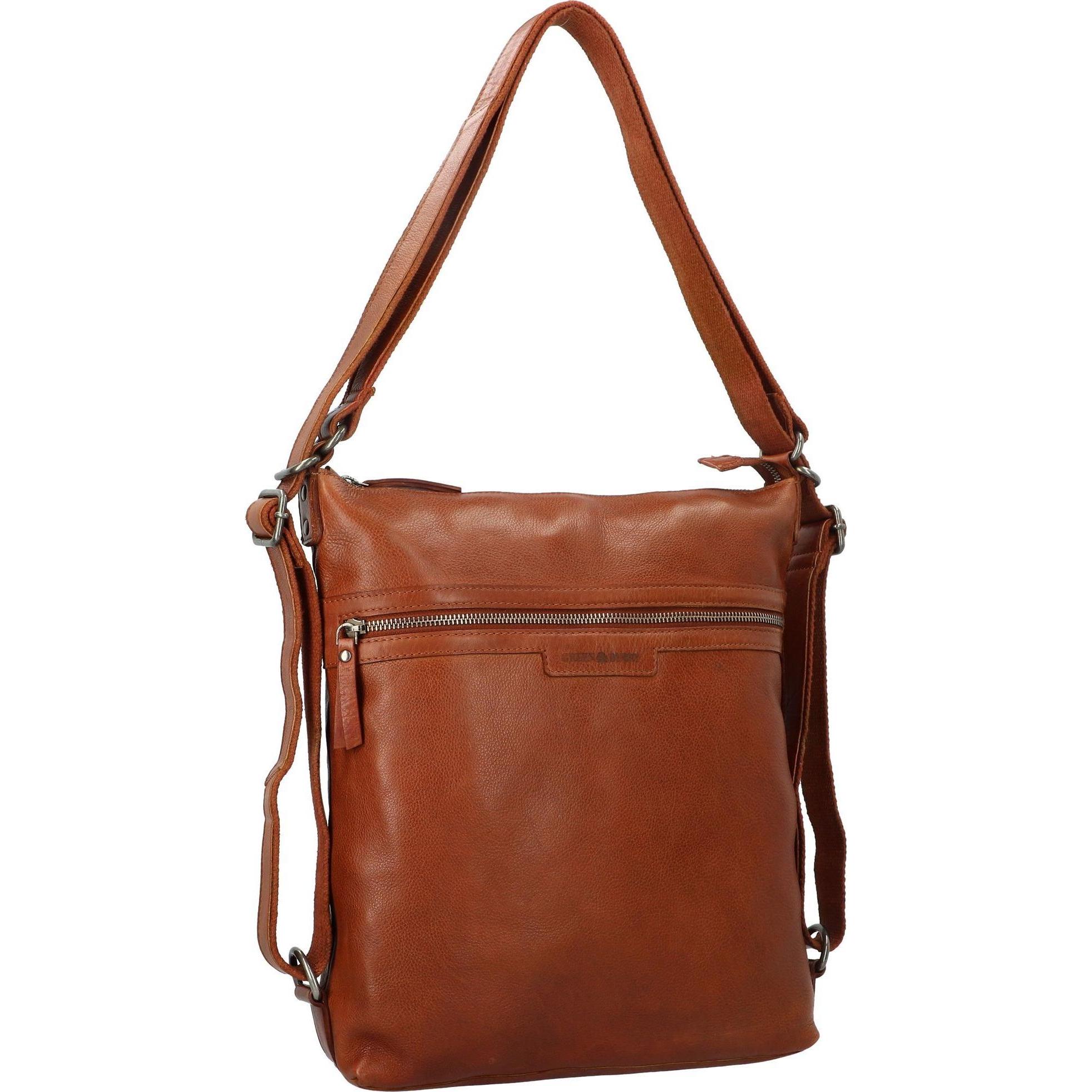Thumbnail - Greenburry, Handtasche, Schultertasche Leder 29,5 cm, Braun