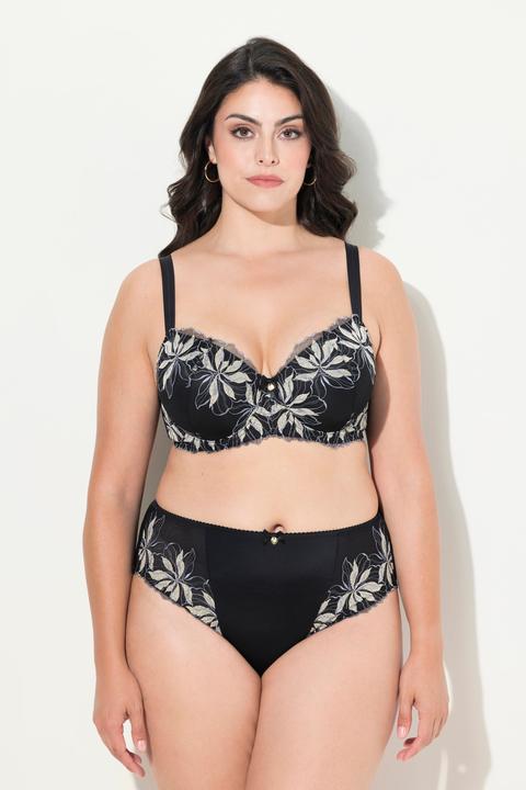 Immagine prodotto TruYou Reggiseno con ferretto, fiori ricamati e coppe morbide, coppa B-F (100 D)