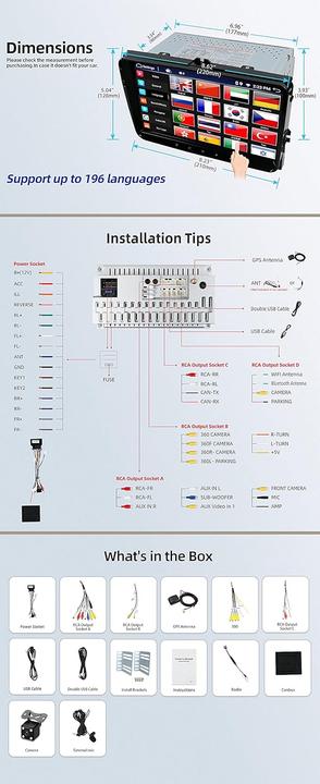 Produktbild Joyx Navi Autoradio (Android Auto, Apple Carplay, MirrorLink)