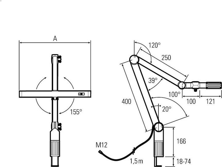 Actual product image Led2work 120900-02 UNILED II TUNABLE (1582 lm)
