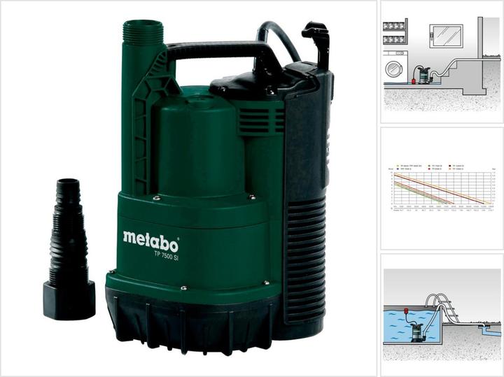Actual product image Metabo Submersible pressure pump 0250750013 75 (Clear water pump)