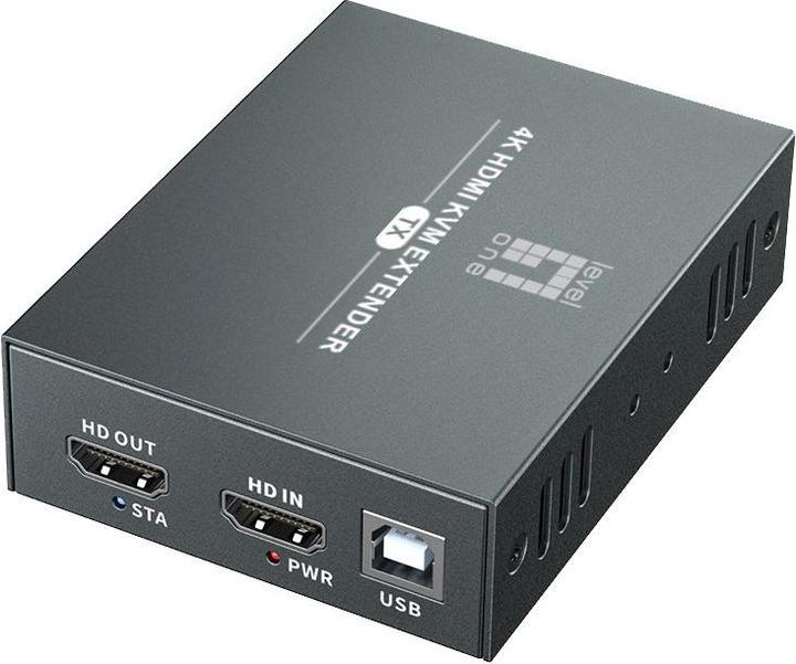Actual product image LevelOne HDMI over Cat.5/6 Extender kit 4K, 100m black