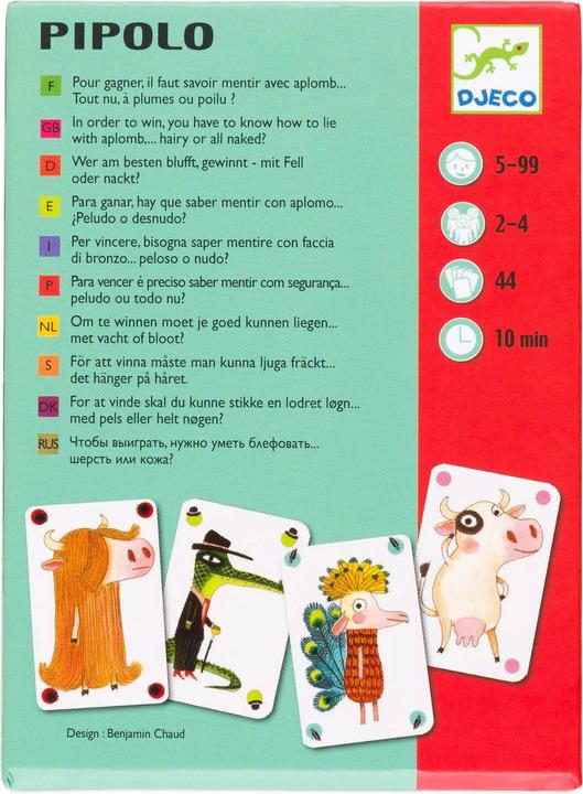 Actual product image Djeco Pipolo (German, French)