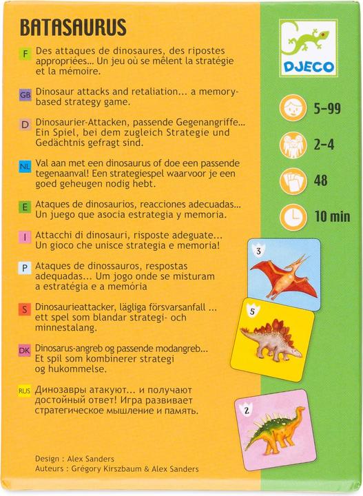 Actual product image Djeco Batasaurus (German, French)