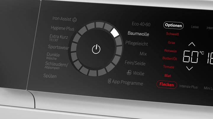 Produktbild Bosch Hausgeräte Serie 8, Waschmaschine, Frontlader, 9 kg, 1600 U/min., WGB246071 (9 kg, Links)