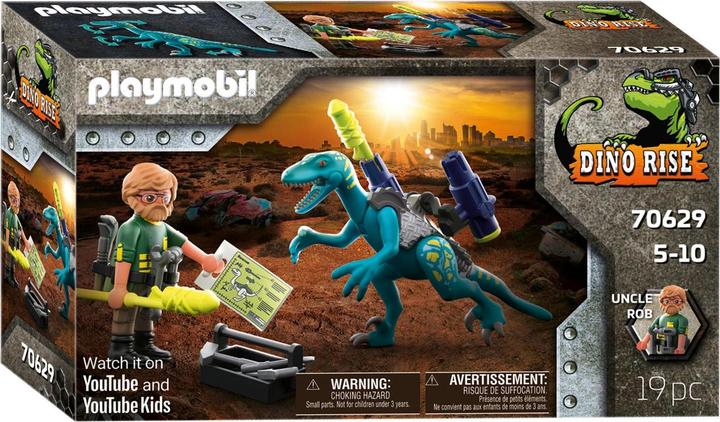 Produktbild Playmobil Uncle Rob: Aufrüstung zum Kampf (70629, Playmobil Dinos)