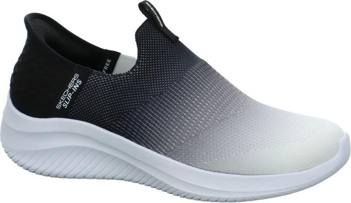 Black Knit White Trim
