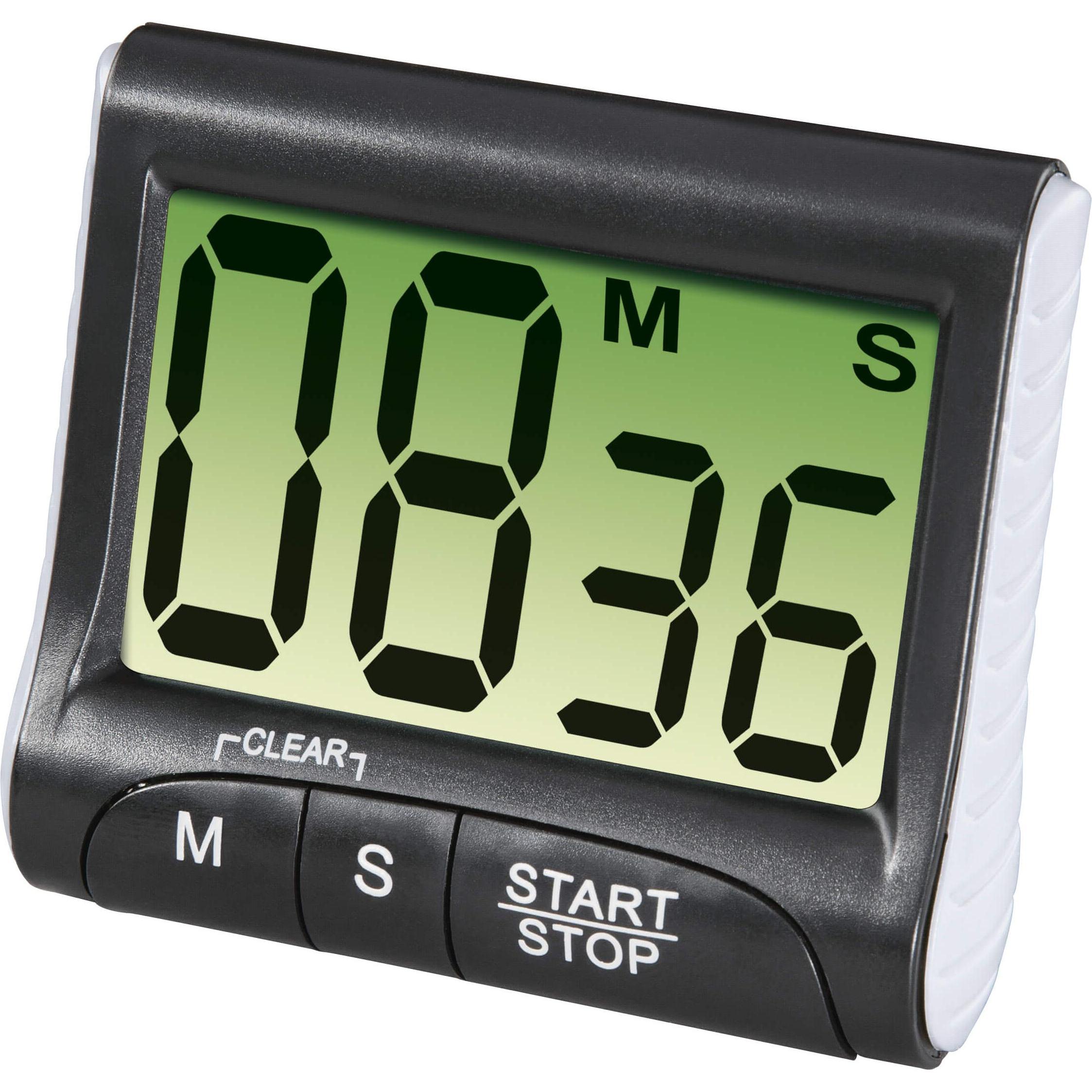 Xavax Timer da cucina "Countdown", digitale, nero, Contaminuti, Nero
