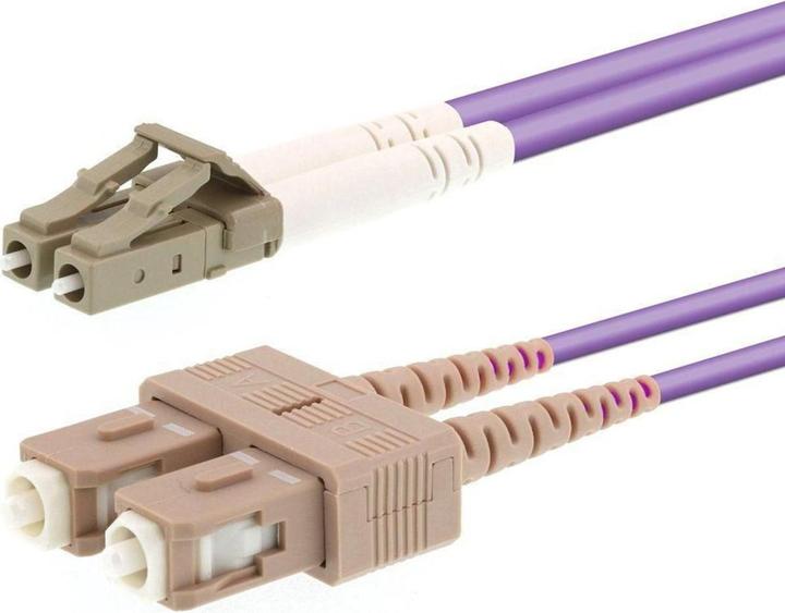 Cavo Fibra Ottica Multimodale OM4 SC/LC 50/125 20 m ILWL D5-SCLC-200