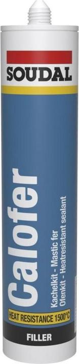 Soudal Mastic d'étanchéité Calofer cartouche de 300 ml anthracite (Anthracite, 300 ml)