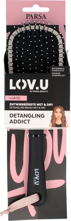 Image du produit Parsa Beauty Parsa - LOV.U W&D Detangling Brush Noir