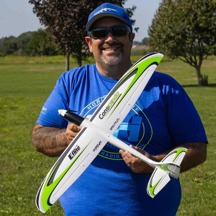 Actual product image E-Flite UMX Conscendo BNF Basic with AS3X and SAFE (Powered glider)