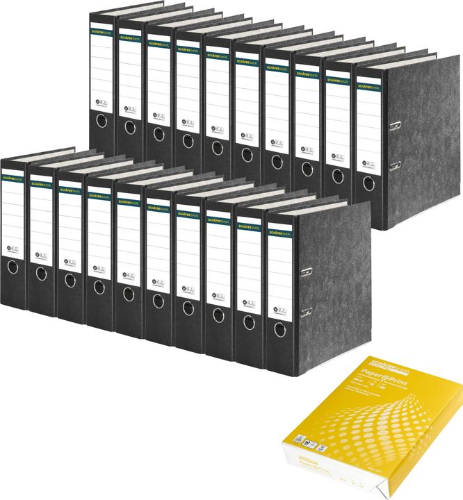 Schäfer Shop Select folder, DIN A4, 80 mm, 20 pieces + FREE copy paper (A4, 80 mm, 20 Piece)