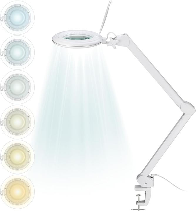 Image du produit Goobay Lampe loupe à pince à LED, 10 W