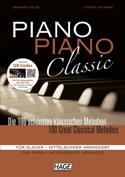 Immagine prodotto Piano Piano Classic mittelschwer mit 3 CDs (Inglese, Tedesco, Gerhard Kölbl, Thurner Stefan, 2012)