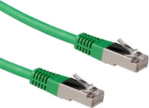 Produktbild ACT Green 7 meter LSZH SFTP CAT6A patch cable with RJ45 connectors. Cat6a s/ftp lszh green 7.00m (S/FTP, CAT6a, 7 m)