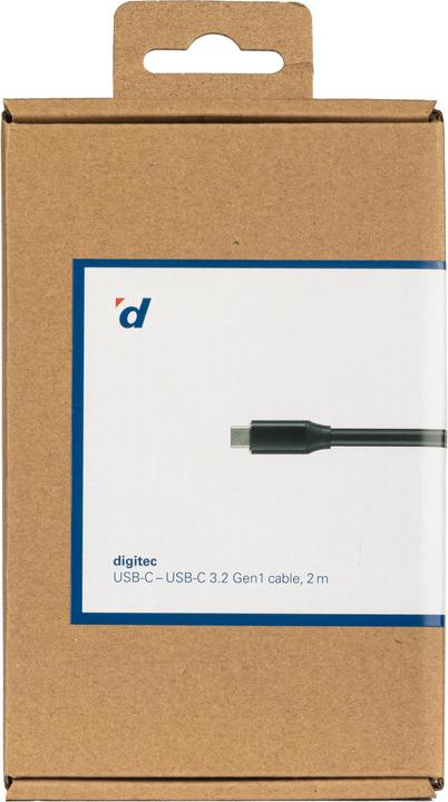 Produktbild Digitec USB Typ C – USB Typ C (2 m, USB 3.2 Gen 1, 60 W)