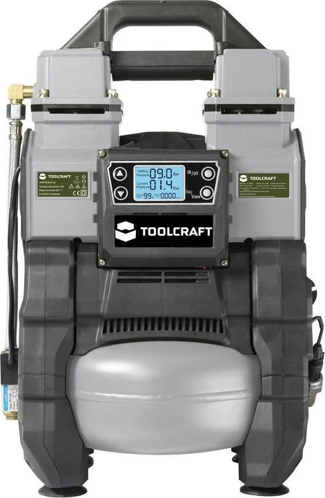 Image du produit Toolcraft Compresseur d'air 12 VDC, 18 VDC/ 230 VAC 9 bar (9 bar, 5 l)