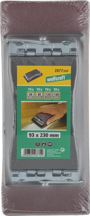 Produktbild wolfcraft 1 Handschleifer-Set 41-tlg. (P60)