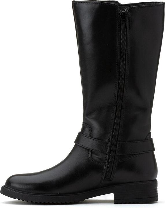 Actual product image La Redoute Collections Leather Riding Boots with Zipper (36)