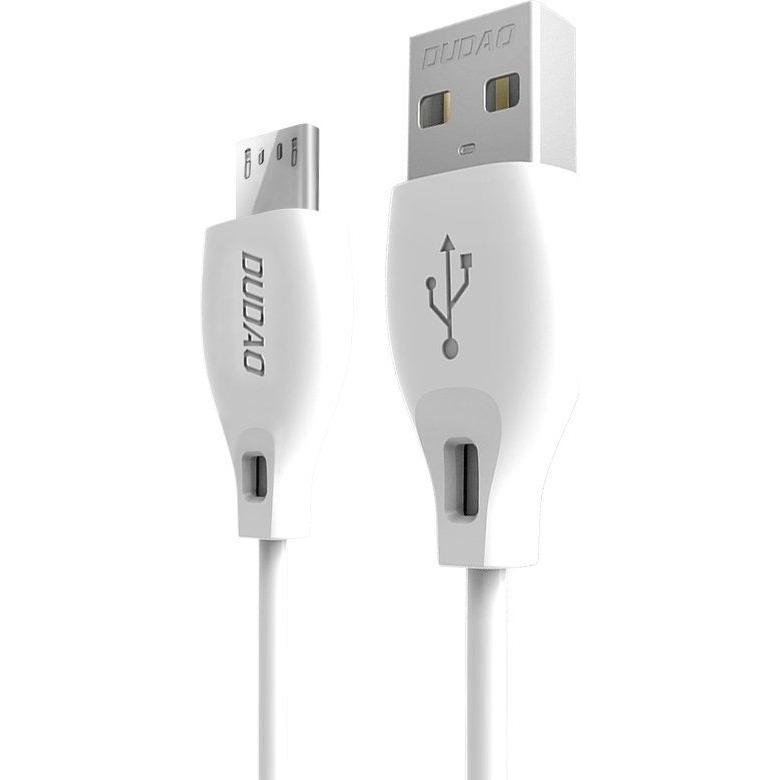 Dudao cable micro USB cable 2.4A 2m white (L4M 2m white) (2 m), USB Kabel